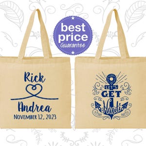 Wedding Welcome Bags, Tote Bags, Wedding Tote Bags, Personalized Tote Bags, Custom Tote Bags, Wedding Bags, Wedding Favor Bags | 292