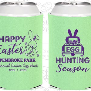 Easter Party Favors, Easter Can Coolers, Easter Party Ideas, Easter Décor, Easter Egg Hunt, Egg Hunting Season | 210004