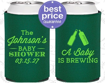 A Baby is Brewing, Baby Shower Decorations, Gender Reveal Baby Shower, Gender Reveal Party Ideas, Baby Shower Can Cooler (C90116)