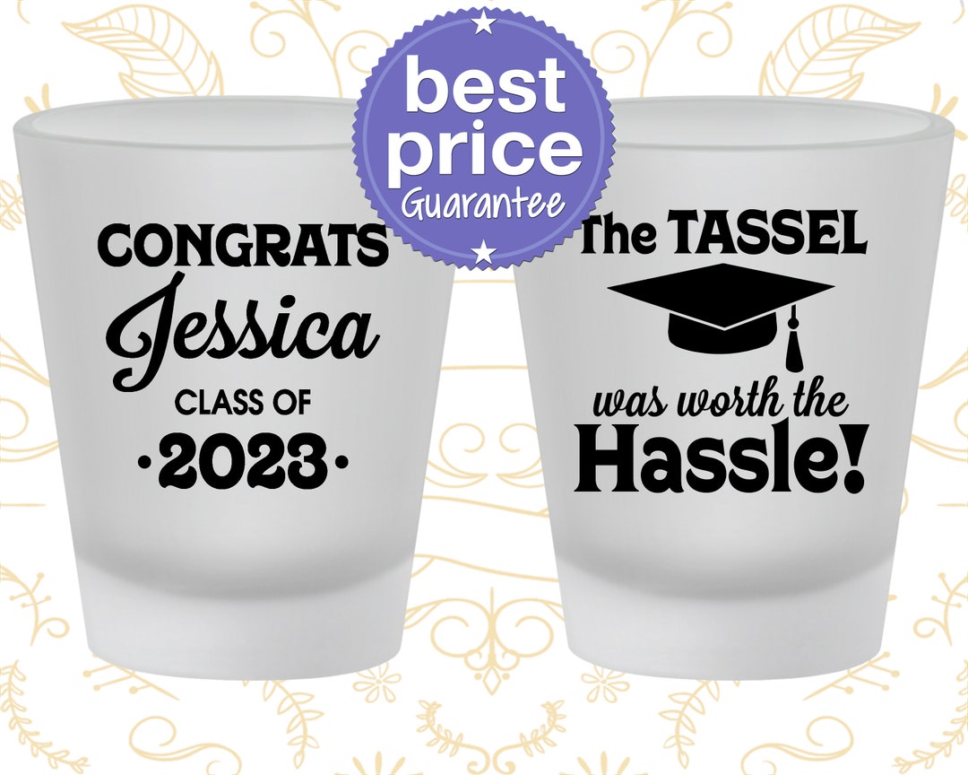 Graduation Shot Glass, Graduation Party Favors, Graduate 2024, High
