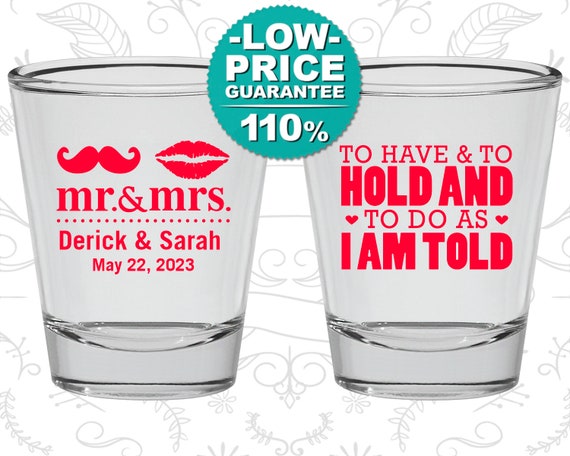 Wedding Shot Glass Favors Shot Glasses Wedding Favors Custom Shot