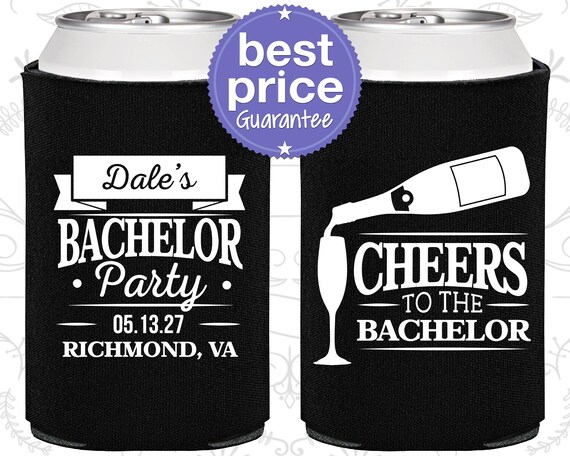 Bachelor Party Favors Stag Party Gifts Custom Can Coolers Bridal