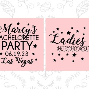 Ladies Night Out, Custom Bachelorette Gift ideas, Las Vegas Bachelorette Party, Destination Bachelorette Gifts, Bachelorette Gift 60101 image 4