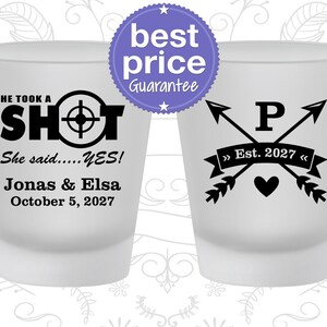 Wedding Shot Glass Favors, Shot Glasses, Wedding Favors, Custom Shot Glasses, Personalized Shot Glasses, Custom Shot Glass | 470