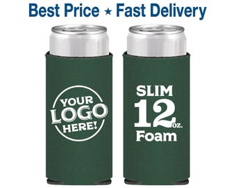 Slim Can Coolers, Seltzer Can Coolers, Skinny Can Coolers, Promotional Items, Custom Promotional Products, Personaized Gift, 12 oz