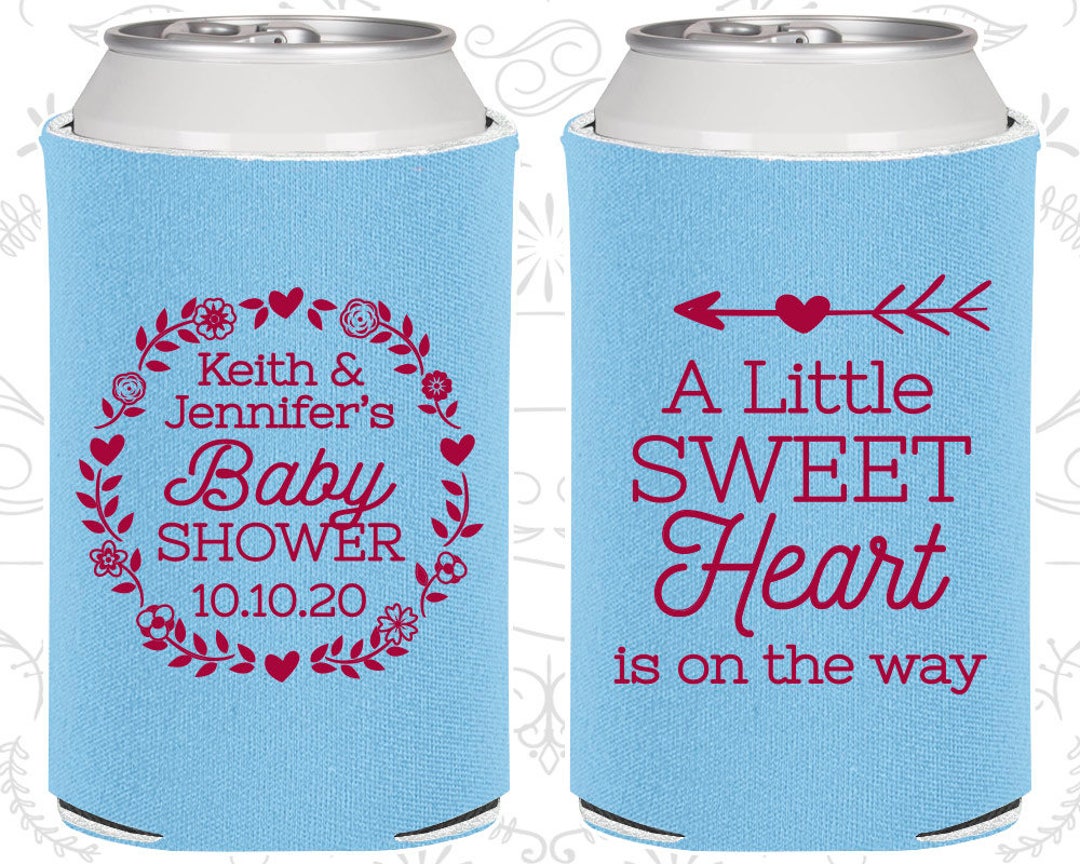 Flower Baby Shower Imprinted Baby Shower Party Baby Girl Etsy