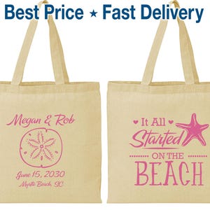 Wedding Welcome Bags, Tote Bags, Wedding Tote Bags, Personalized Tote Bags, Custom Tote Bags, Wedding Bags, Wedding Favor Bags | 414