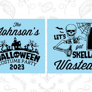 Halloween Shot Glass, Halloween Favors, Personalized Halloween, Halloween Party Supplies, Lets Get Skella Wasted, Costume Party 250014 image 4