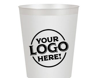 Frosted Cups, Shatterproof Cups, Frost Flex Cups, Frosted Plastic Cups, Personalized Frosted Cups, Custom Frosted Cups, 16 oz Plastic Cups