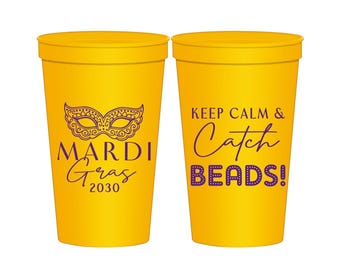 Mardi Gras Plastic Cups, Mardi Gras Favors, Mardi Gras Ideas, Mardi Gras Parade, Nola Mardi Gras | 190007