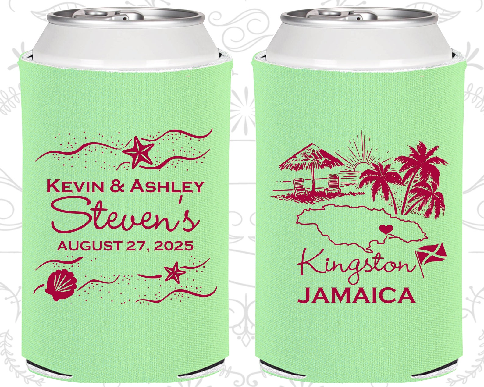 Jamaica Wedding Favors Coolies Destination Wedding Gift Etsy