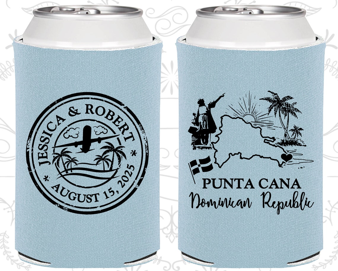 Dominican Republic Wedding Gifts Coolies Destination Wedding Etsy