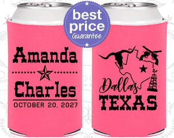 Wedding Favors, Custom Wedding Favors, Personalized Can Cooler, Wedding Reception, Favors for Wedding, Engagement Party Favors (C142)