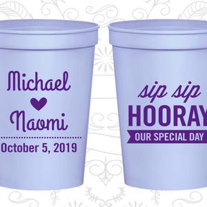 Personalized Stadium Cups, Personalized Cups, Wedding Cups, Personalized Plastic Cups, Stadium Cups, Party Cups, Plastic Cups | 637