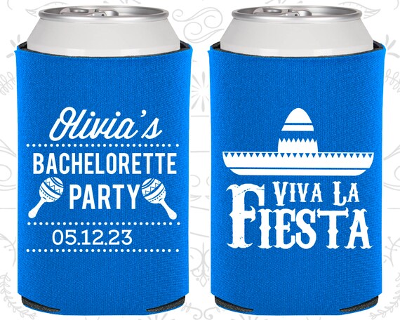 Viva La Fiesta, Mexican Bachelorette Party Can Cooler, Fiesta Bachelorette Party Can Cooler, Bachelorette Coolers (C60001) Il_570xn