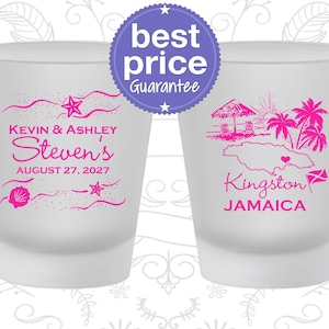 Jamaica Shot Glass, Jamaica Shot Glasses, Jamaica Glass, Jamaica Glasses, Jamaica Glassware | 731