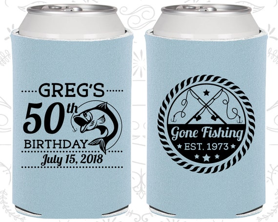 50th Birthday, 50th Birthday Favors, Unique Party Favors, Fisherman  Birthday, Fishing Birthday Favors, Birthday Party Favors 20279 