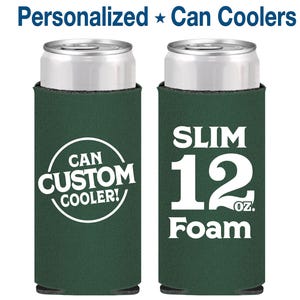 Slim Can Coolers, Seltzer Can Coolers, Skinny Can Coolers, Promotional Items, Custom Promotional Products, Personaized Gift, 12 oz