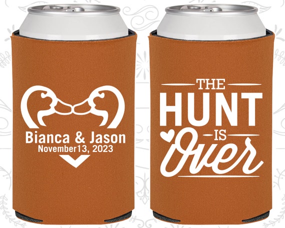 The Hunt is Over Wedding Gift, Personalized Wedding Gift, Hunting Wedding Gift, Duck Hunting Wedding Gift, Wedding Party Coolie (524) Il_570xn