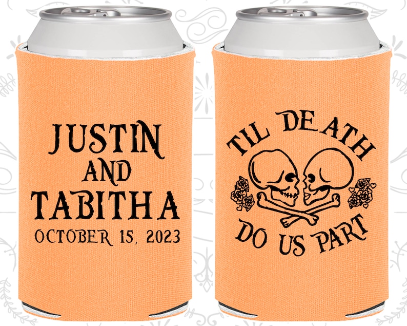 Till Death Do Us Part, Sugar Skull Wedding Favors, Day of the Dead Wedding Favors, Candy Skull Wedding, Dia De Los Muertos Wedding 85 image 1