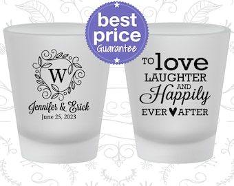 Wedding Shot Glasses, Frosted Shot Glass, Frosted Shot Glasses, Custom Shot Glasses, Personalized Shot Glasses, Custom Shot Glass (C61)