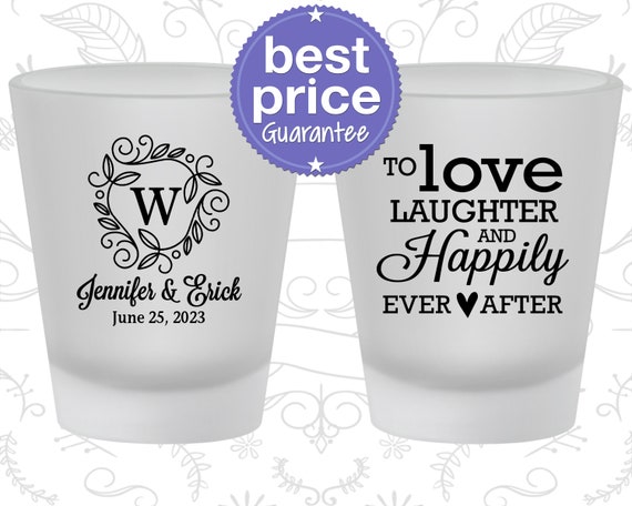 Wedding Shot Glasses, Frosted Shot Glass, Frosted Shot Glasses, Custom Shot Glasses, Personalized Shot Glasses, Custom Shot Glass (C61) Il_570xn
