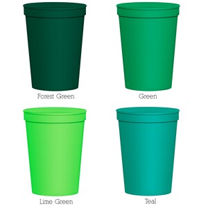 Custom Plastic Cups, Wedding Cups, Plastic Cups, Stadium Cups, Personalized Cups, Wedding Stadium Cups, Wedding Favors C574 image 7