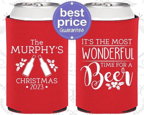 It's The Most Wonderful Time for a Beer (Red) / Can Cooler