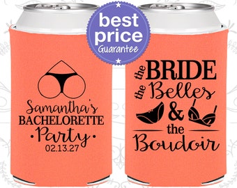 Bachelorette Party Can Coolers, Brides Belles The Boudoir, Bachelorette Party Favors, Bachelorette Can Cooler, Bachelorette Ideas (C60085)