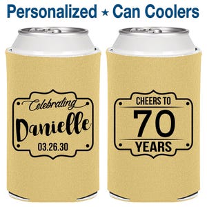 70th Birthday, 70th Birthday Favors, Printed Birthday Ideas, Cheers to 70 years, Cheers to Seventy Years, Party Favors | 20227