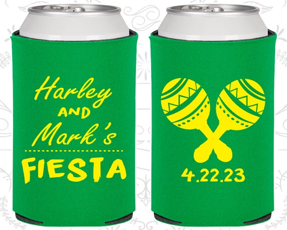 Fiesta Wedding Favors,Wedding Items, Destination Wedding Favors, Mexican Wedding Favors, Mexico Wedding Favors, Wedding Can Cooler (389) Il_570xn