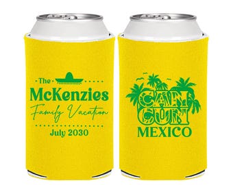 Family Gathering, Vacation Can Coolers, Family Vacation Favors, Destination Vacation, Mexico Family Vacation, Cancun Vacation | 180042