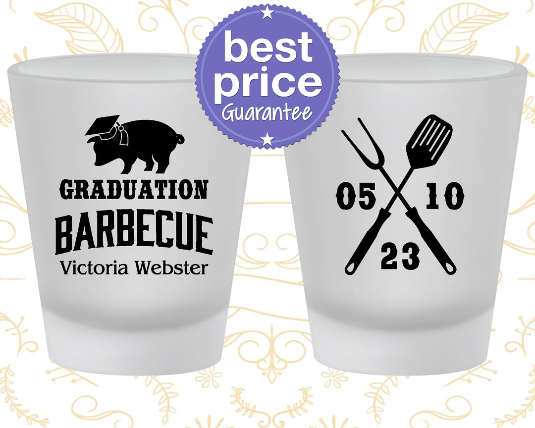 Graduation Shot Glasses, Graduation Favors, Grad Party Favor, College