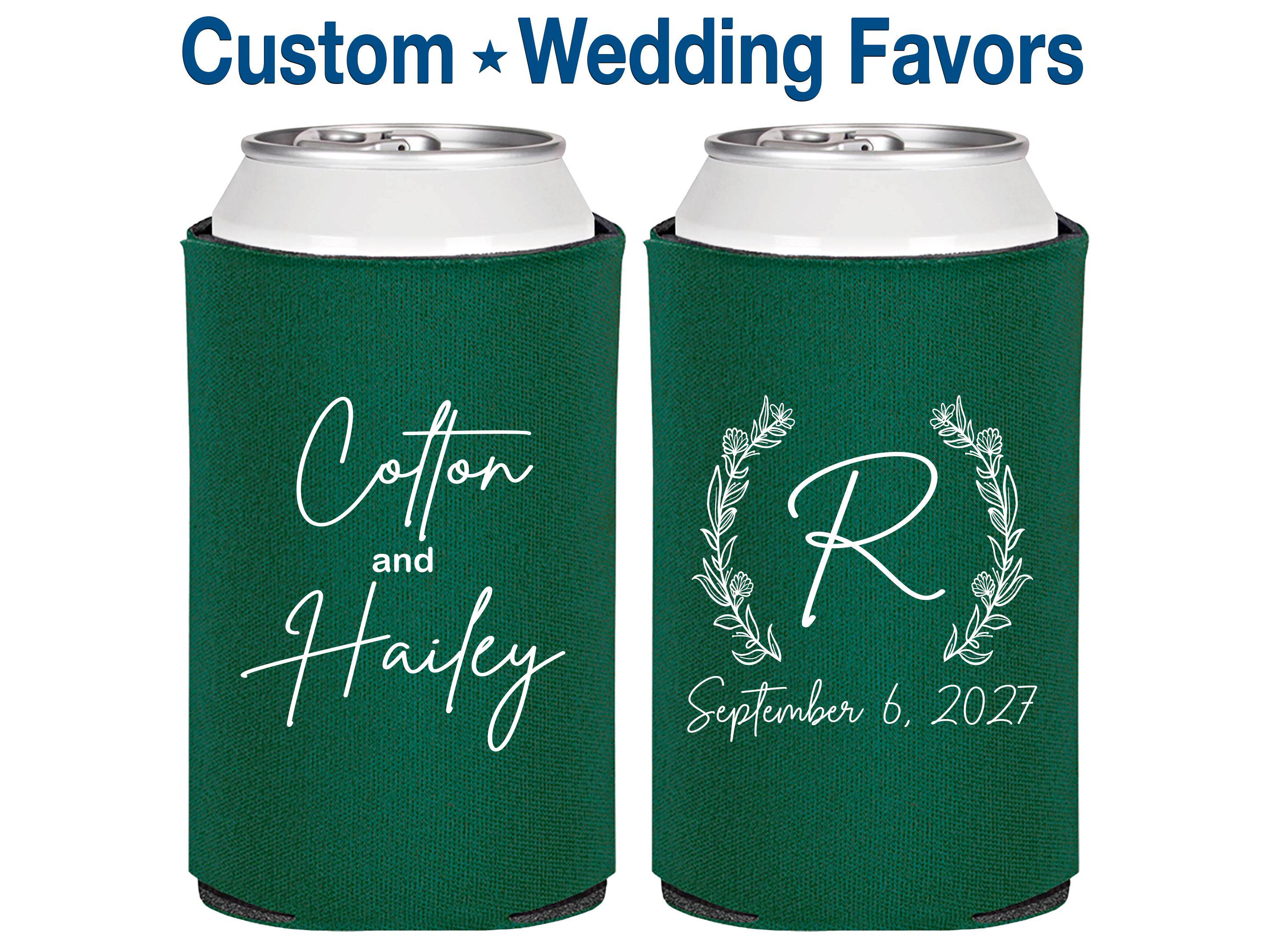 Personalized Wedding Koozies Bulk Large Personalized Wedding