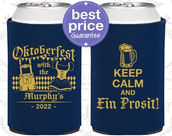 Oktoberfest Favors, Oktoberfest Can Cooler, Oktoberfest Decorations, Oktoberfest Party Supplies, Keep Calm and Ein Prosit (240019)