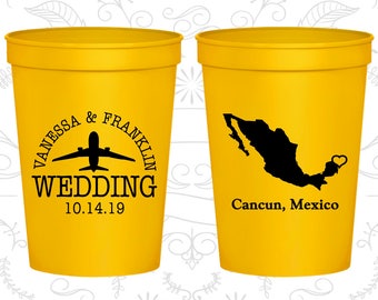 Mexico Wedding Cups, Mexico Stadium Cups, Mexico Plastic Cups, Mexico Cups, Mexico Party Cups (184)