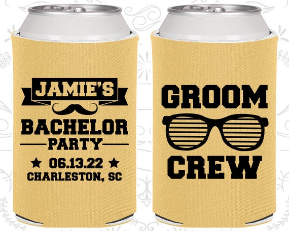 Grooms Crew, Personalized Bachelor Party Decorations, Beach Bachelor Party, Bachelor  Party Favors 40047 