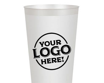 Frosted Cups, Shatterproof Cups, Frost Flex Cups, Frosted Plastic Cups, Personalized Frosted Cups, Custom Frosted Cups, 14 oz Plastic Cups