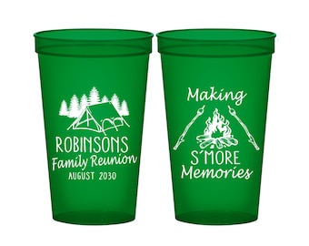 Family Reunion Plastic Cups, Family Reunion Favors, Family Reunion Gift Ideas, Mountains, Family Reunion Camping | 160046