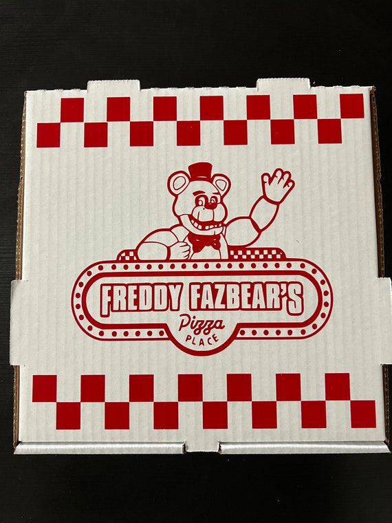 FNAF Five nights at Freddy’s Fazbear  pizza box five nights at Freddy’s party Freddy fazbear party pizza party pizza box