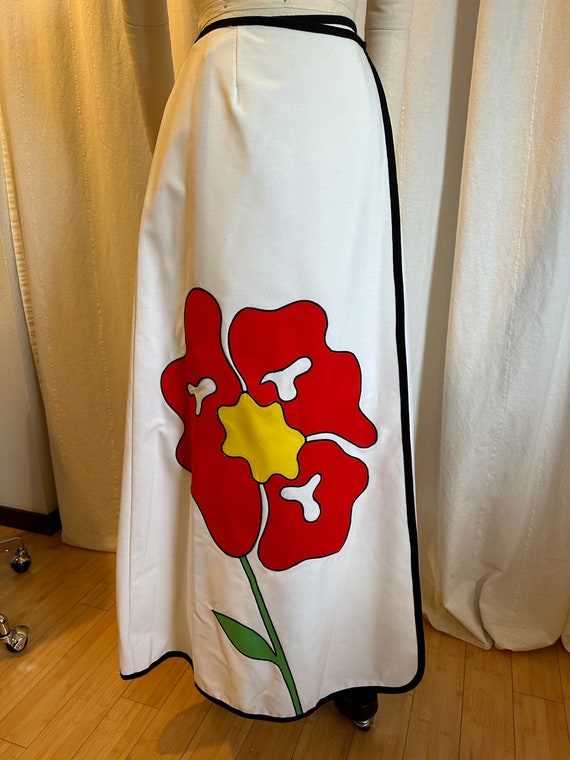 70s top applique skirt