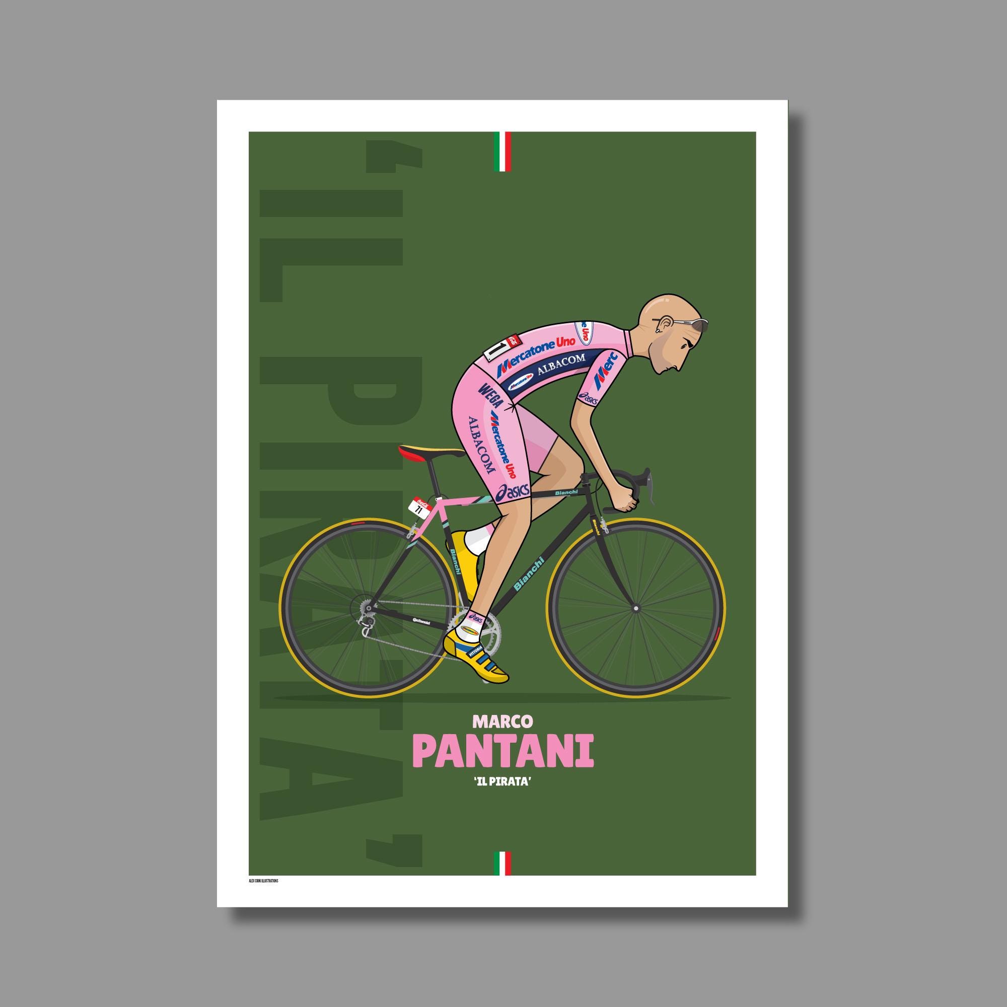Marco pantani poster - Etsy 日本