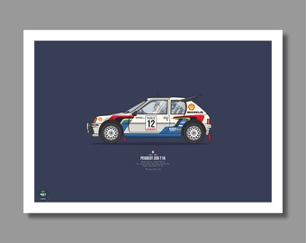 Group B Rally Car Legends Giclee Print | Etsy