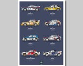 Group B Rally Car Legends Giclee Print - Etsy