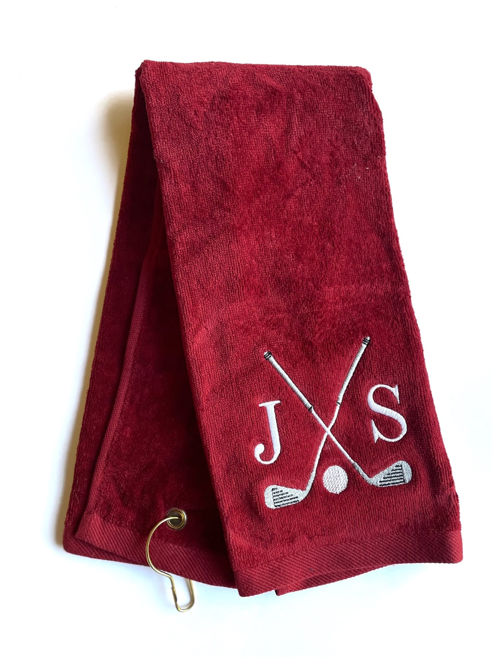 Personalized Golf Towel Monogrammed Golf Towel Golf Etsy