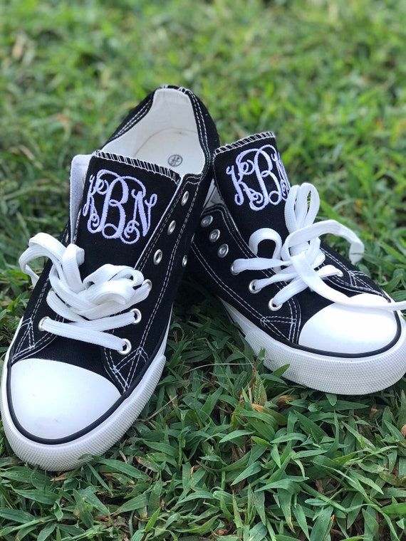 monogram canvas sneaker