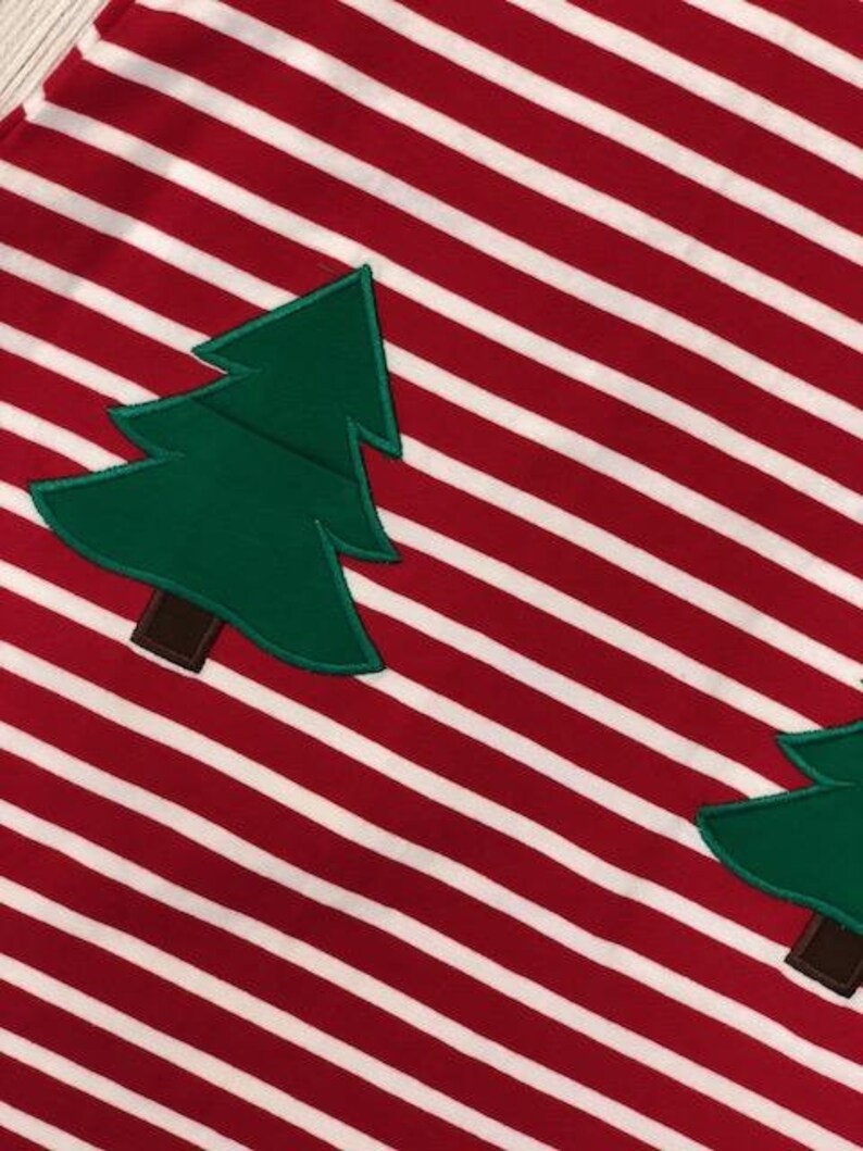 Pictures Girls Monogrammed Red Stripe Christmas Tree Pocket Dress Girls Holiday Dress Christmas Program Dress Toddler Christmas Dress