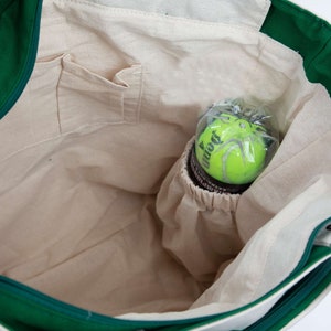 Personalized Tennis Bag, Monogram Tennis Gifts, Custom Tennis Bag, Tennis Accessories Organizer Bag, Tennis Gifts Guys, Paddle Tennis Bag image 4