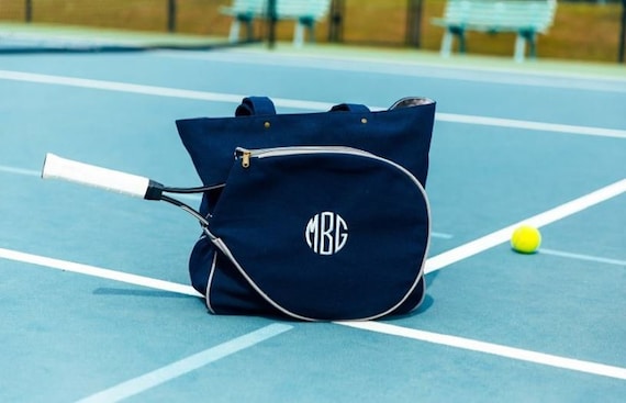 Personalized Tennis Bag, Monogram Tennis Gifts, Custom Tennis Bag, Tennis Accessories Organizer Bag, Tennis Gifts Guys, Paddle Tennis Bag