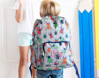 Personalized Bugs Preschool Toddler Backpack, Small Backpack, Diaper Bag Backpack, Daycare Bag, Bugs Backpack, Mini Dinosaur Backpack